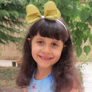 ستاره شفیعیان هنرجوی نقاشی فاطمه لطیفی ۶ ساله از تهران